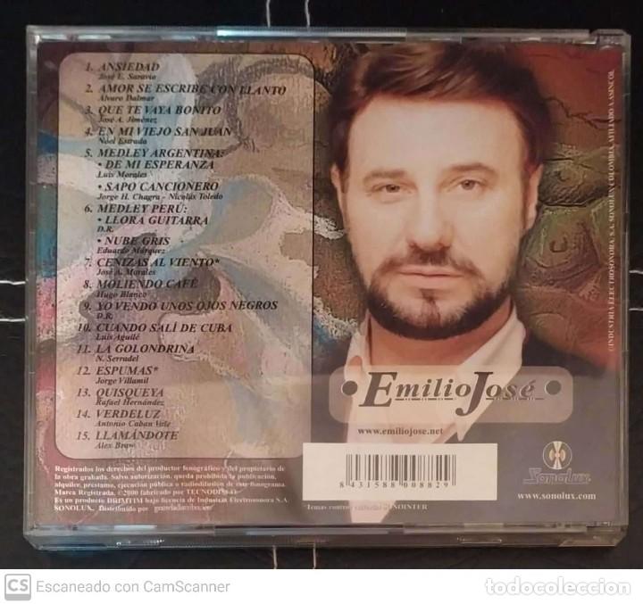 CDs de m&uacute;sica: EMILIO JOSE (MI QUERIDA AMERICA) CD 2000 - Foto 2