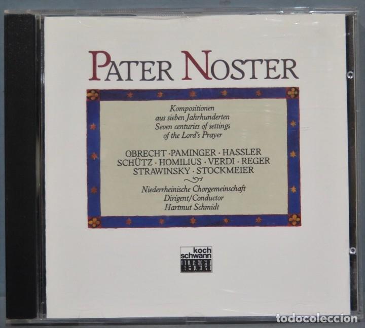 CDs de m&uacute;sica: CD. Pater Noster. Seven centuries of settings of the Lord&acute;s Prayer