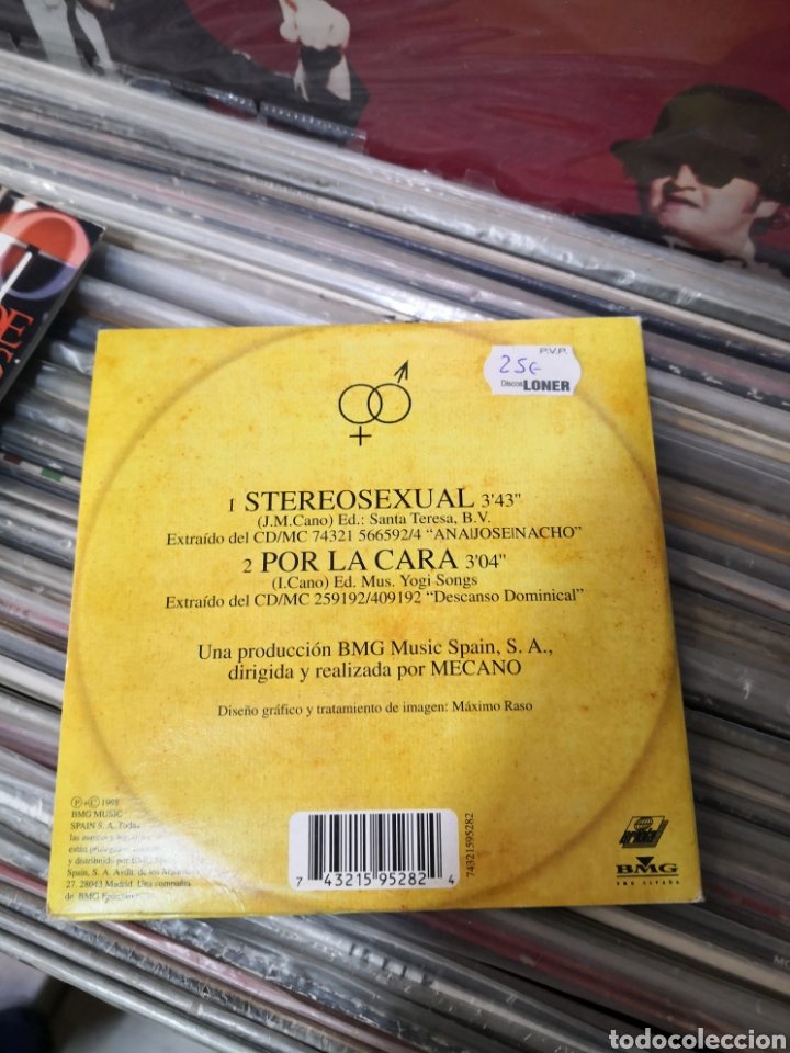 CDs de m&uacute;sica: CD single Mecano stereosexual por la cara - Foto 2