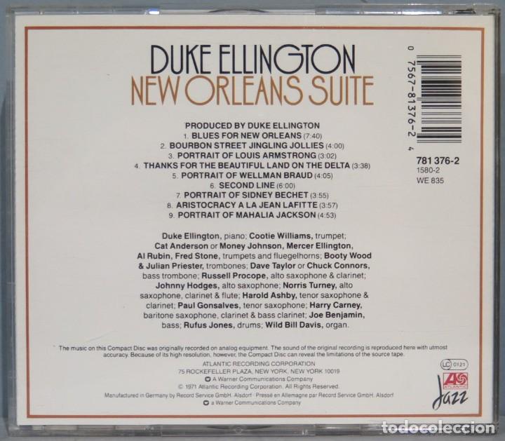 CDs de m&uacute;sica: CD. NEW ORLENAS SUITE. ELLINGTON - Foto 2