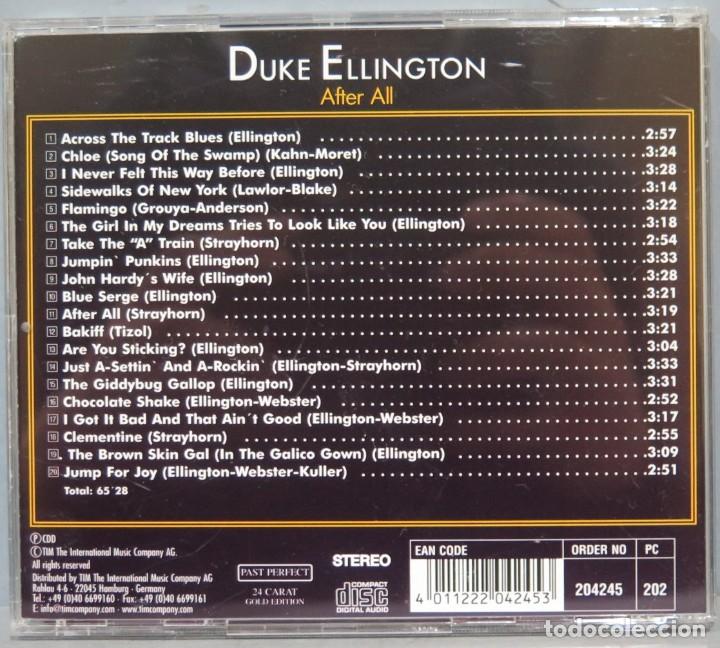CDs de m&uacute;sica: CD. AFTER ALL. ELLINGTON - Foto 2