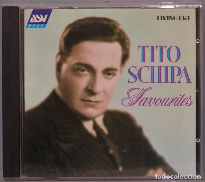 CDs de m&uacute;sica: CD. FAVOURITES. TITO SCHIPA - Foto 1