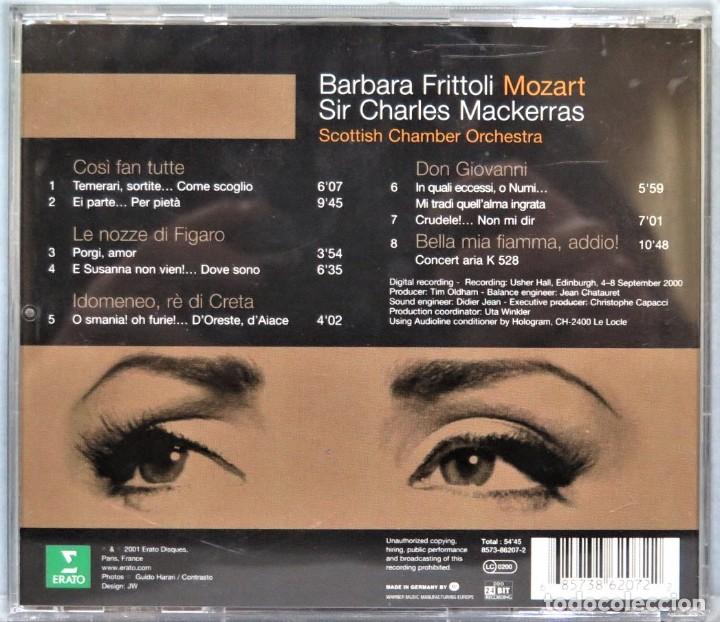 CDs de m&uacute;sica: CD. Barbara Frittoli. Mozart - Foto 2