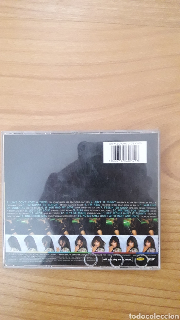 CDs de m&uacute;sica: JENNIFER L&Oacute;PEZ. THE REMIXES - Foto 2