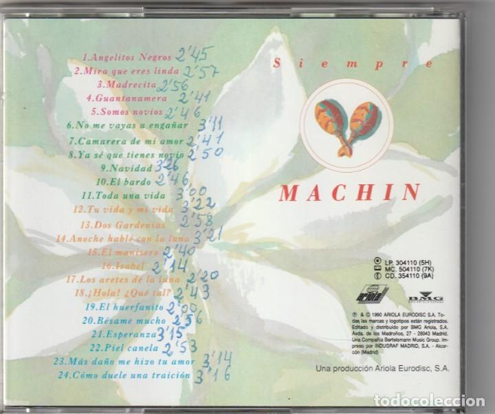 CDs de m&uacute;sica: ANTONIO MACHIN - 24 EXITOS ORIGINALES (CD BMG-ARIOLA 1990) - Foto 2
