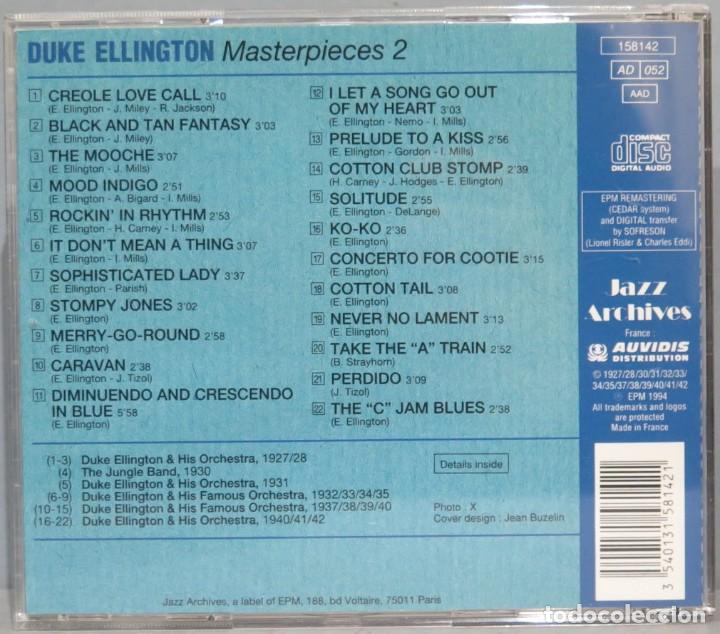 CDs de m&uacute;sica: CD. ELLINGTON. MASTERPIECES 2 - Foto 2