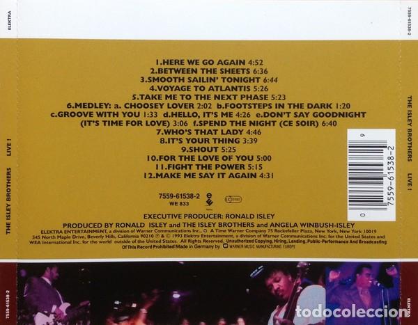 CDs de m&uacute;sica: The Isley Brothers - Live! - Foto 2