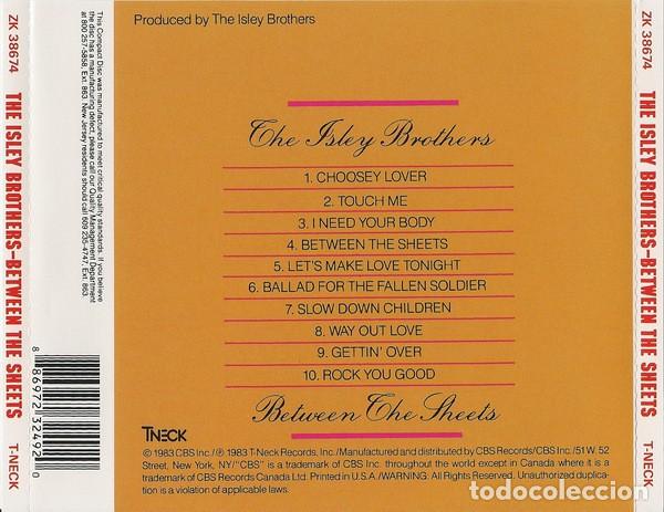 CDs de m&uacute;sica: The Isley Brothers - Between the Sheets - Foto 2