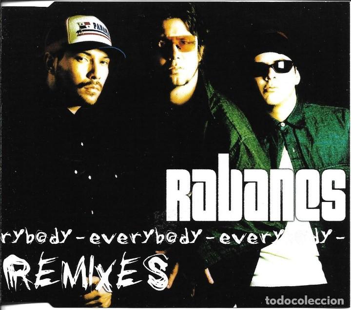 CDs de m&uacute;sica: RABANES - EVERYBODY REMIXES CD SINGLE 6 TEMAS 2002 - Foto 1