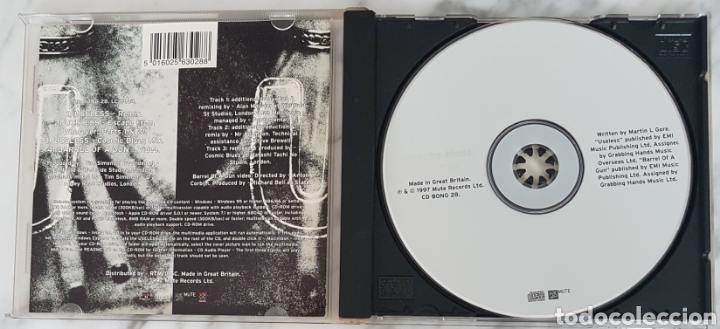 CDs de m&uacute;sica: CD DEPECHE MODE - USELESS. CD BONG 28. UK - Foto 3