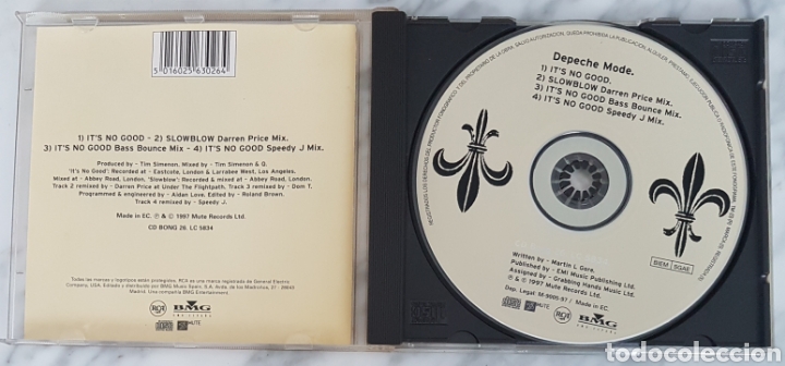 CDs de m&uacute;sica: CD DEPECHE MODE - IT S NO GOOD. ED. ESPA&Ntilde;OLA - Foto 2