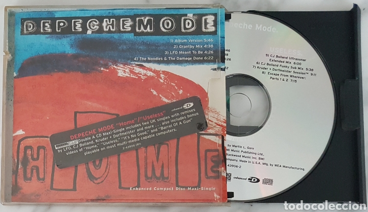 CDs de m&uacute;sica: CD DEPECHE MODE -HOME/ USELESS. CAJA ESPECIAL - Foto 4