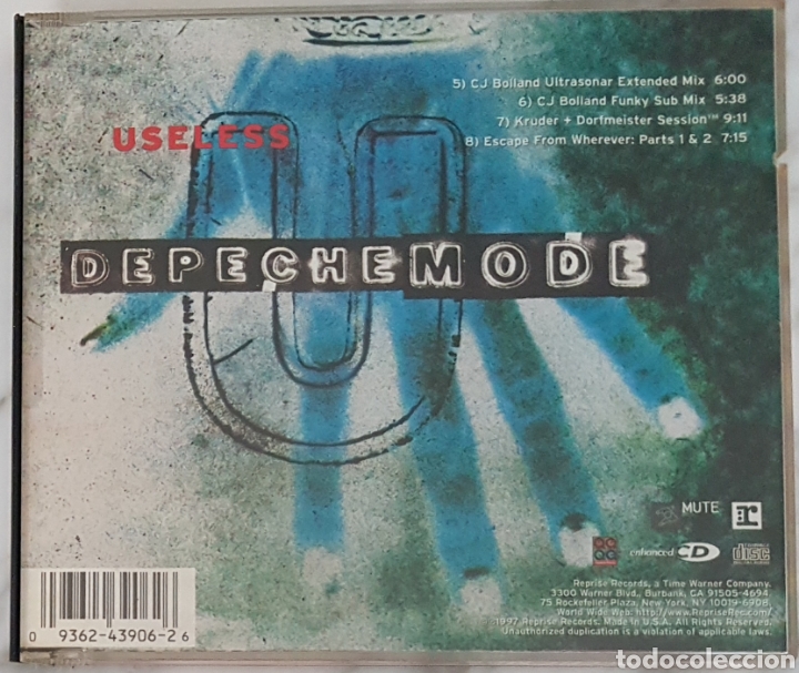 CDs de m&uacute;sica: CD DEPECHE MODE -HOME/ USELESS. CAJA ESPECIAL - Foto 5