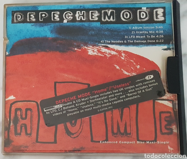 CDs de m&uacute;sica: CD DEPECHE MODE -HOME/ USELESS. CAJA ESPECIAL - Foto 1