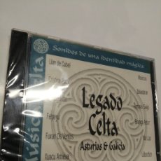 CDs de Música: LEGADO CELTA ASTURIAS Y GALICIA 14 ÉXITOS ORIGINALES NUEVO PRECINTADO. Lote 245368325