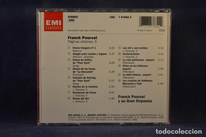 CDs de m&uacute;sica: FRANCK POURCEL &lrm;- P&Aacute;GINAS C&Eacute;LEBRES 5 - CD - Foto 2