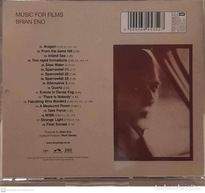 CDs de m&uacute;sica: Brian Eno &lrm;&ndash; Music For Films - Foto 3