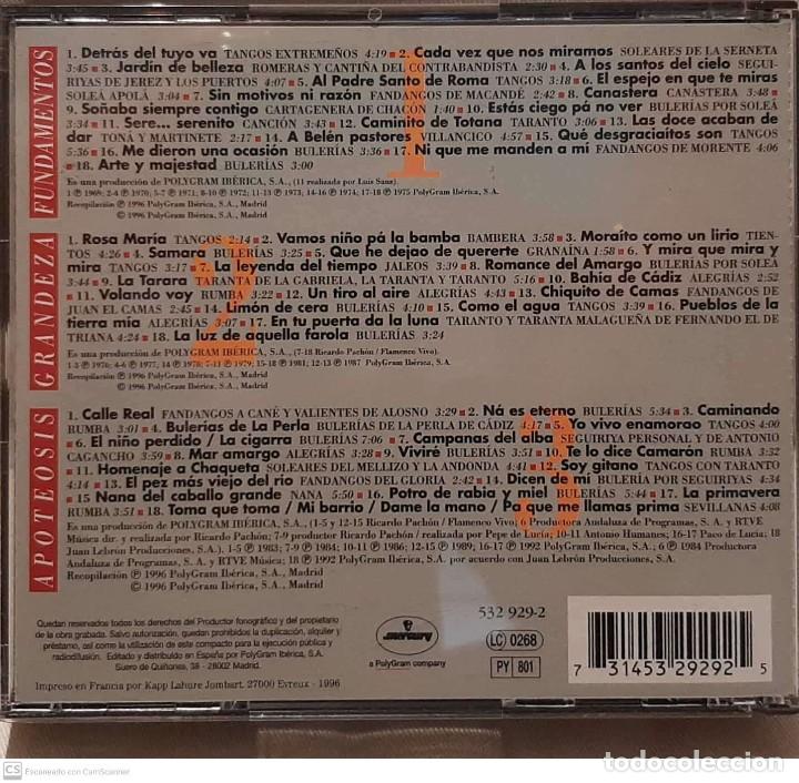 CDs de m&uacute;sica: Camar&oacute;n &lrm;&ndash; Antolog&iacute;a Triple CD - Foto 4