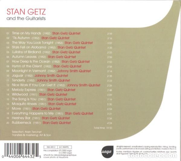 CDs de m&uacute;sica: Stan Getz and the Guitarists - Foto 2