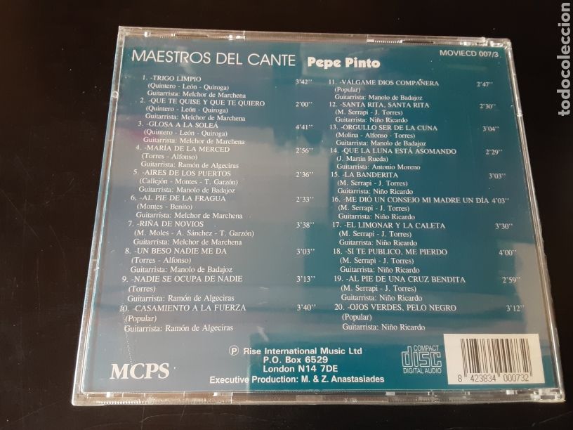 CDs de m&uacute;sica: Maestros del cante - Foto 2
