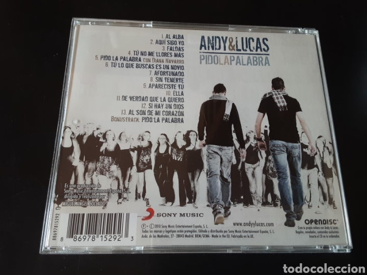 CDs de m&uacute;sica: Andy y Lucas. Pido la palabra - Foto 3