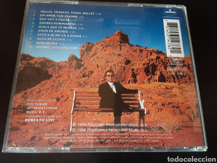 CDs de m&uacute;sica: Dyango. Agua de lluvia. - Foto 3