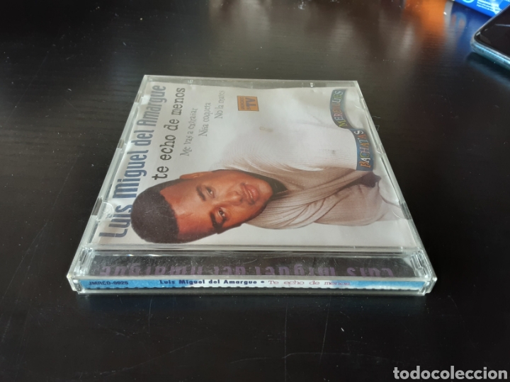 CDs de m&uacute;sica: Luis Miguel Amargue. Te e ho de menos. - Foto 2