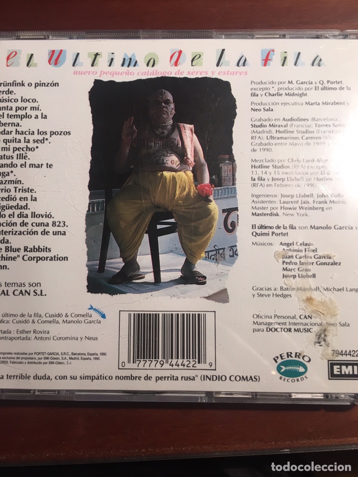 CDs de m&uacute;sica: CD EL &Uacute;LTIMO DE LA FILA - Foto 2
