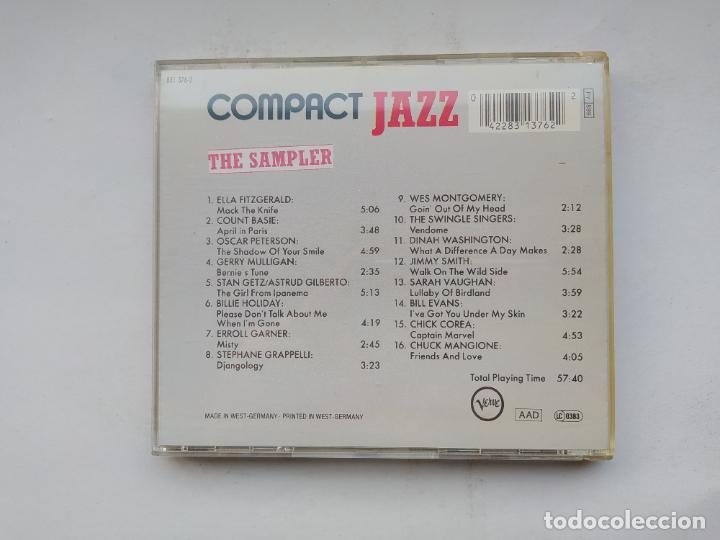 CDs de m&uacute;sica: THE SAMPLER. COMPACT JAZZ. CD. TDKCD37 - Foto 3