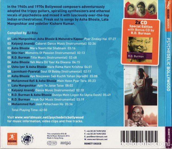 CDs de m&uacute;sica: The Rough Guide To Psychedelic Bollywood - 2x CD digipack - Foto 2