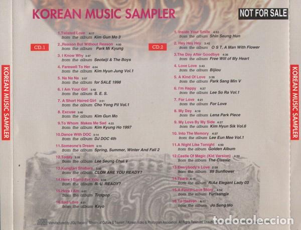 CDs de m&uacute;sica: Korean Music Sampler - 2x CD promo - Foto 2
