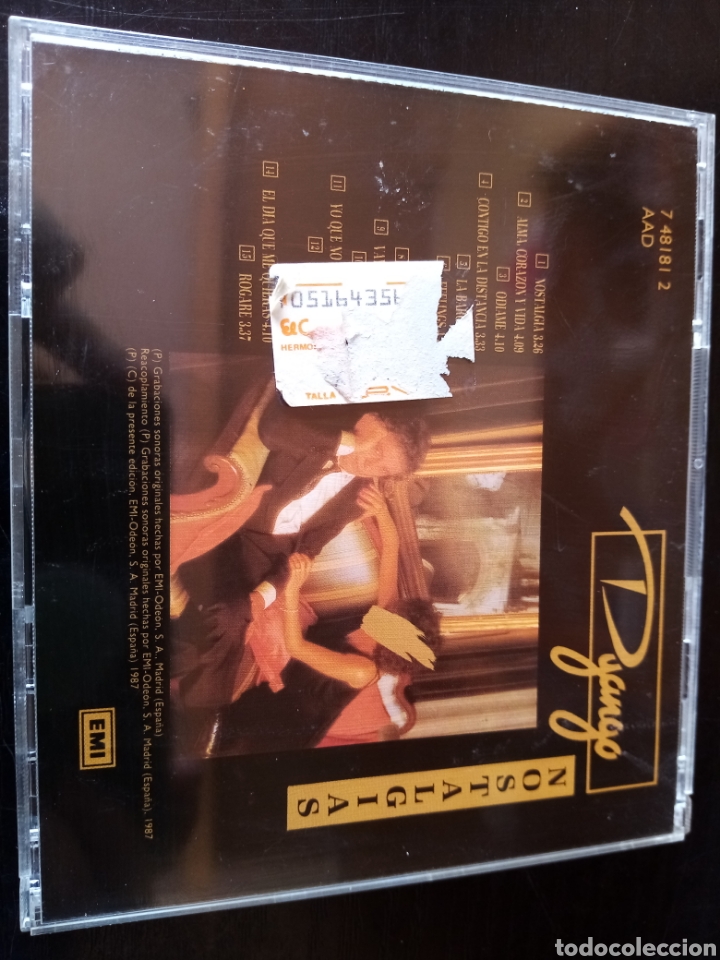 CDs de m&uacute;sica: Dyango. Nostalgias - Foto 3