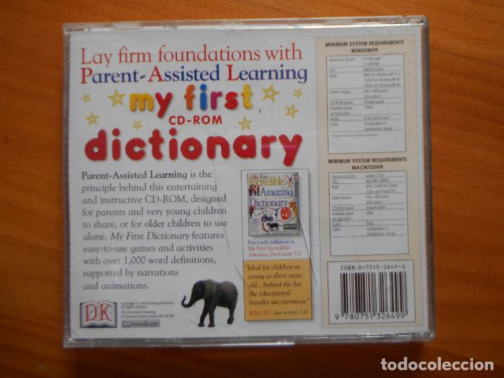 CDs de m&uacute;sica: CD-ROM MY FIRST DICTIONARY (Z3) - Foto 2