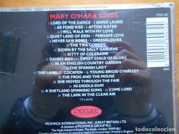 CDs de m&uacute;sica: CD MARY OHARA - SINGS (C4) - Foto 2