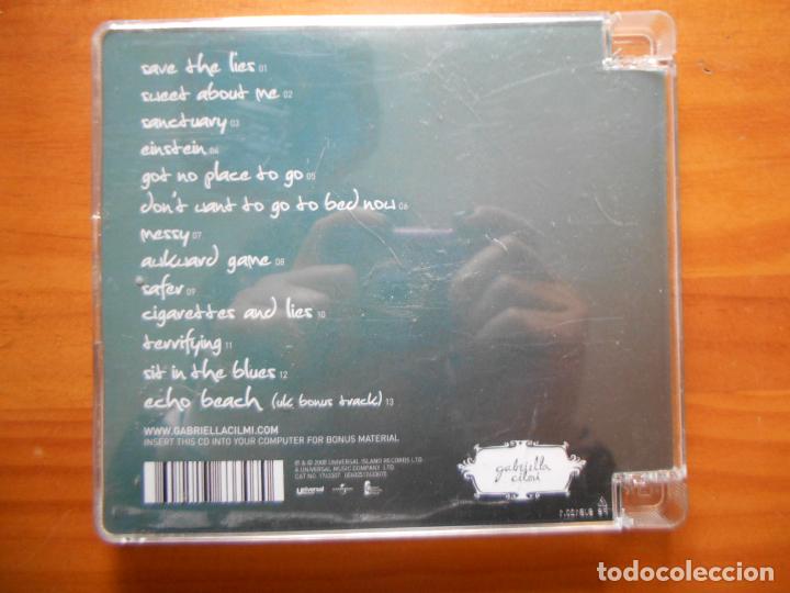 CDs de m&uacute;sica: CD GABRIELLA CILMI - LESSONS TO BE LEARNED (C4) - Foto 2