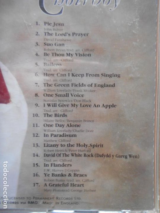 CDs de m&uacute;sica: CD ANTHONY WAY - THE CHOIRBOY (C4) - Foto 2