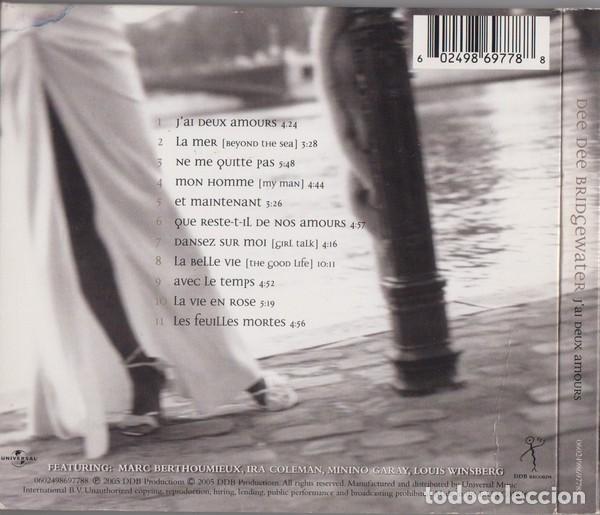 CDs de m&uacute;sica: Dee Dee Bridgewater - Jai deux damours - Foto 2