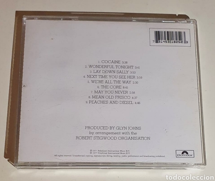 CDs de m&uacute;sica: ERIC CLAPTON / CD / SLOWHAND - Foto 3