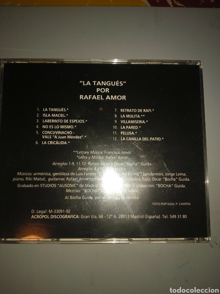 CDs de m&uacute;sica: Rafael amor - Foto 2