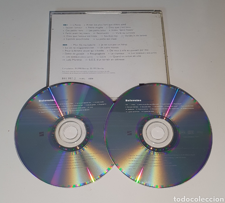 CDs de m&uacute;sica: BALAVOINE / 2CD / LESSENTIEL - Foto 2
