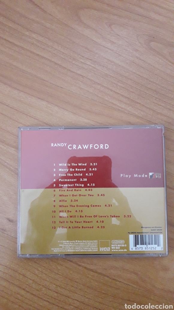 CDs de m&uacute;sica: RANDY CRAWFORD. PLAY MODE - Foto 2