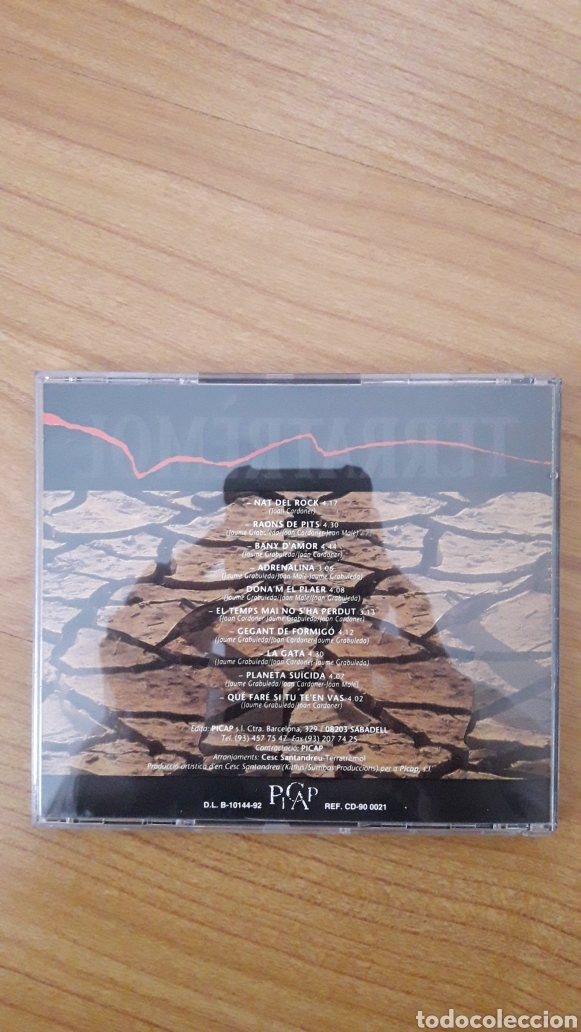 CDs de m&uacute;sica: TERRATR&Egrave;MOL. PASSI&Oacute; SOTA LA PELL - Foto 2