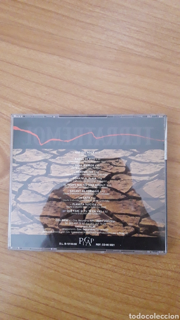CDs de m&uacute;sica: TERRATR&Egrave;MOL. PASSI&Oacute; SOTA LA PELL - Foto 2