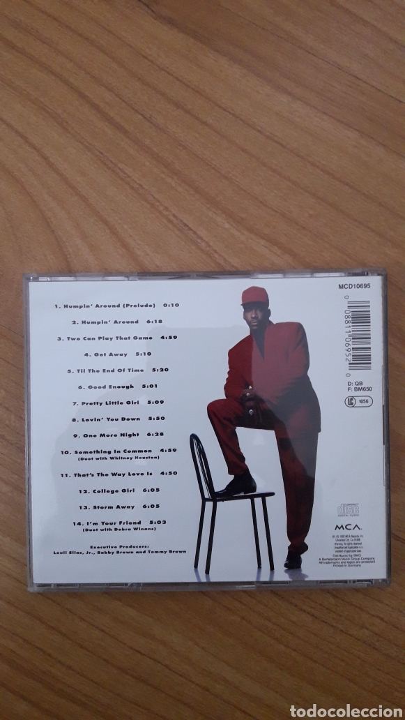 CDs de m&uacute;sica: BOBBY BROWN. BOBBY - Foto 2