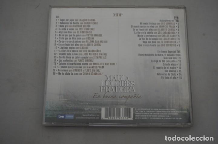 CDs de m&uacute;sica: CD/ MARIA DOLORES PRADERA - EN BUENA COMPA&Ntilde;IA - Foto 2