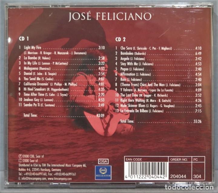 CDs de m&uacute;sica: 2 CD. Jos&eacute; Feliciano. Millenium Collection - Foto 2