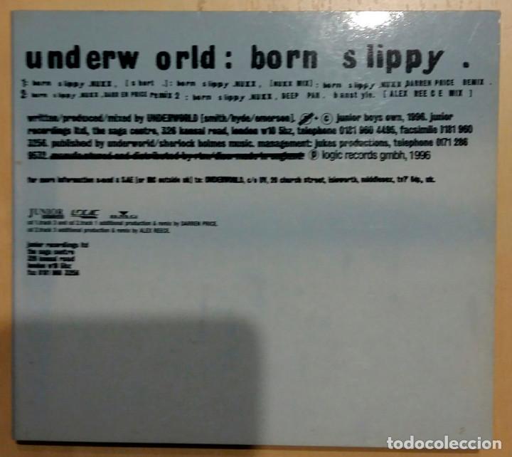 CDs de m&uacute;sica: UNDERWORLD &rdquo;born slippy&rdquo; cd maxi doble - Foto 1