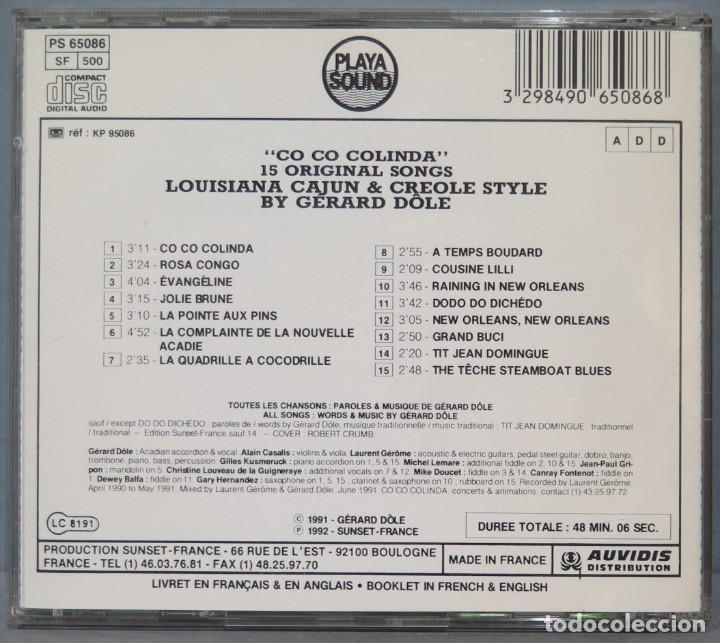 CDs de m&uacute;sica: CD. CO CO COLINDA. DOLE - Foto 2