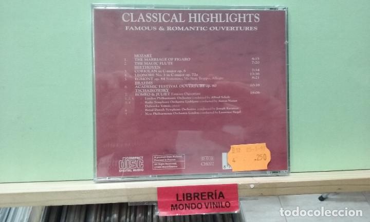 CDs de m&uacute;sica: LMV - Classical highlights, Famous & Romantic ouvertures - CD - Foto 2