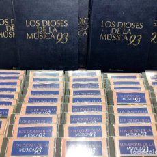 CDs de Música: COLECCIÓN COMPLETA ”LOS DIOSES DE LA MÚSICA 93” - 50 CD'S + 5 TOMOS. Lote 246269925